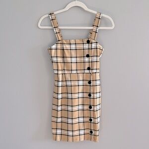 Plaid Jumper Schoolgirl Dress Sleeveless